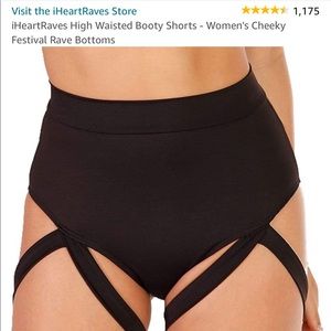 High waisted booty shorts